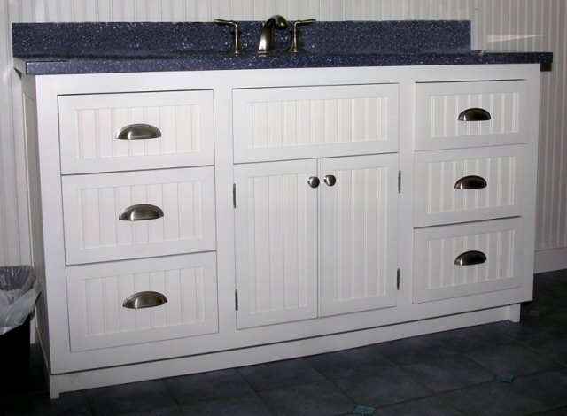 Beadboard Vanity