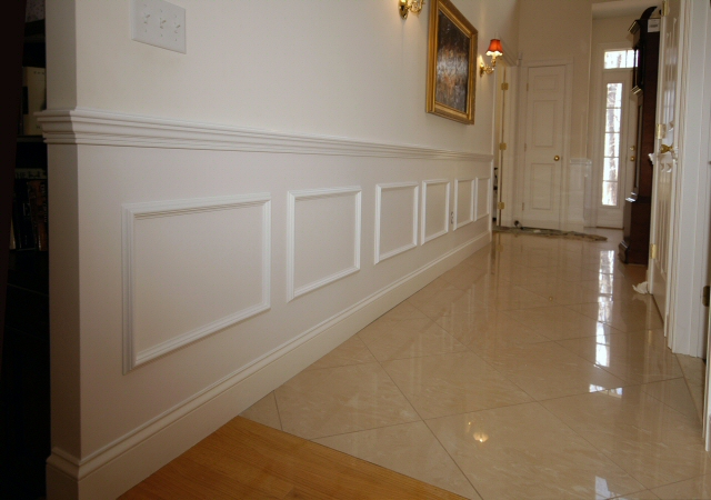 Picture Frame Wainscoting