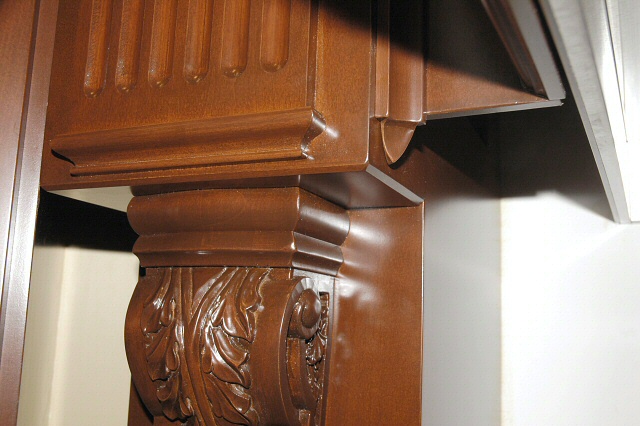Corbel and Fluted Column